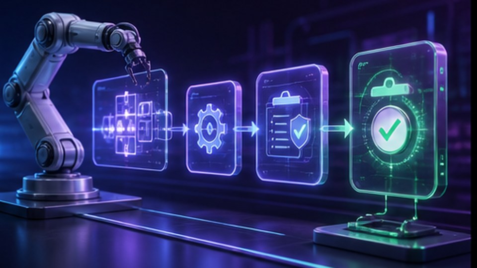 Editorial illustration for Checkpoints for AI Workflow Automation