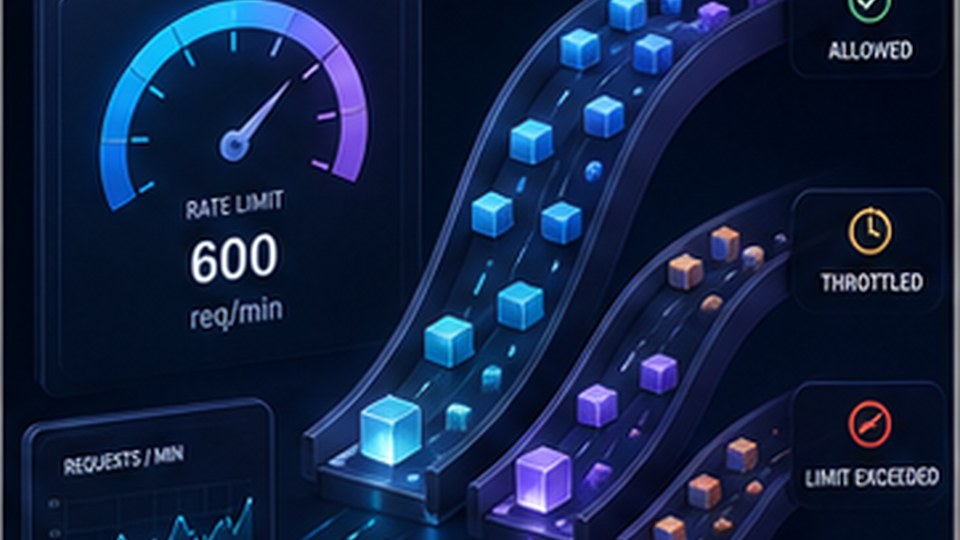Editorial illustration for Design API Rate Limits as Part of the Client Experience