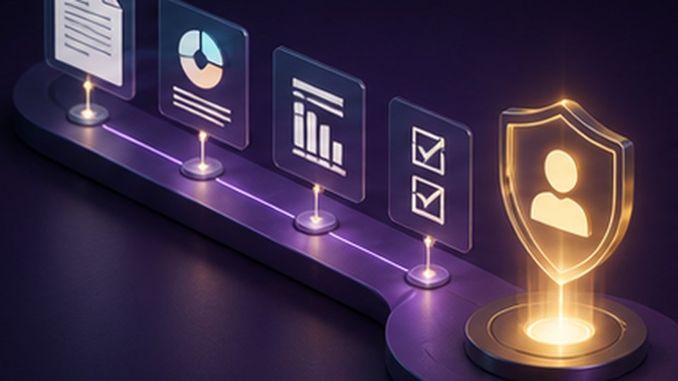 Editorial illustration for Digital Lending Decision Workflows
