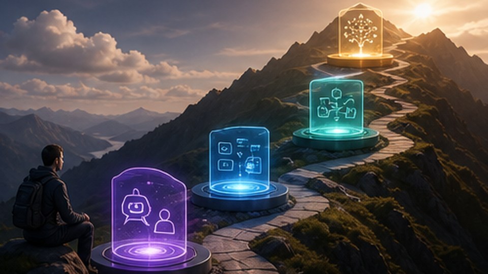 Editorial illustration for A Phased Roadmap for AI Adoption