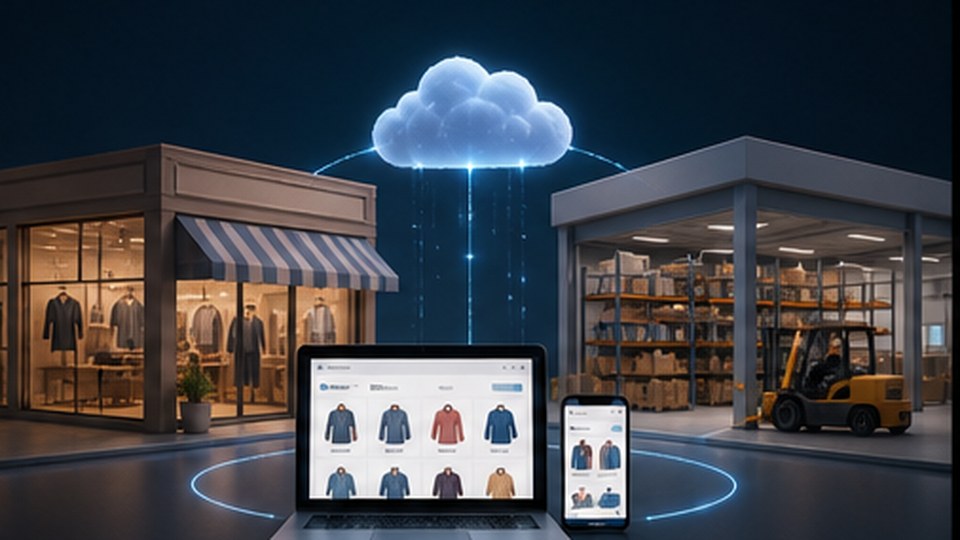 Editorial illustration for Connecting Retail Inventory Across Channels